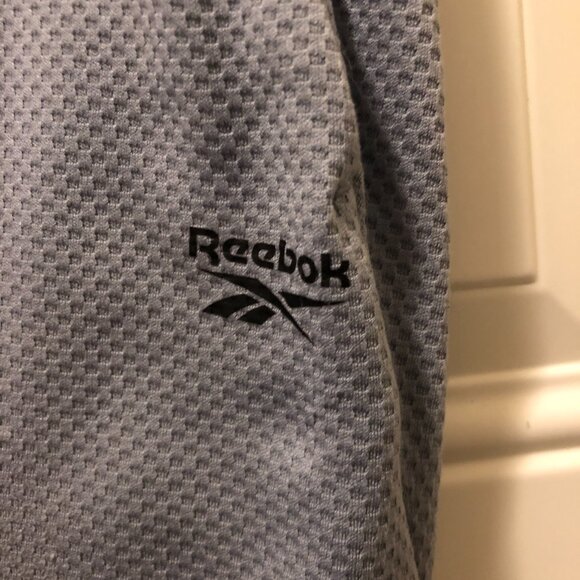 Reebok Men's Gray Mesh Athletic Basketball Gym Shorts - Picture 3 of 5